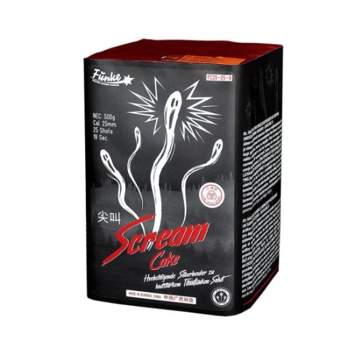 Wyrzutnia Scream Cake 25 strzałów 1"