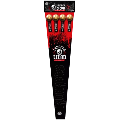 Rakiety Thunder Titan 65 mm 4 sztuk F3 (FIREBALL)