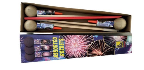 Rakiety TR8 Assorted Rockets 3 sztuki