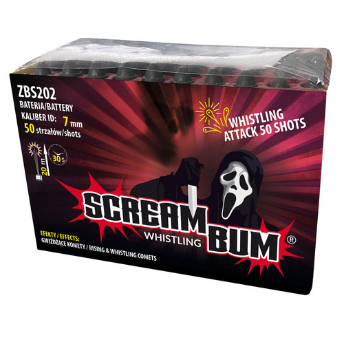 Wyrzutnia Scream bum ZBS202 /  50 strzałów