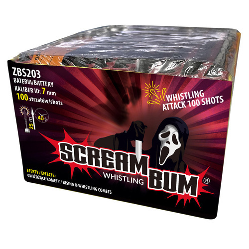 Wyrzutnia Scream bum ZBS203 /  100 strzałów