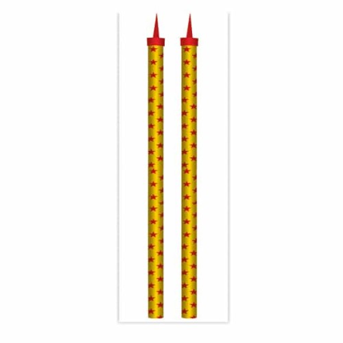 Fontanna tortowa 25 cm srebrna TXF848 2 sztuki