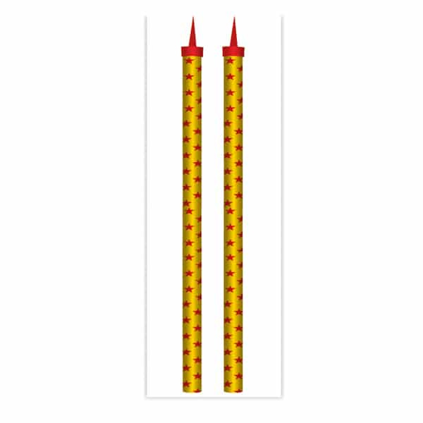 Fontanna tortowa 25 cm srebrna TXF848 2 sztuki