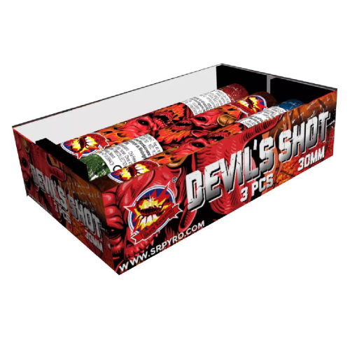 Single shoty Devil's shot  CLE5001Z 30mm 3 sztuki