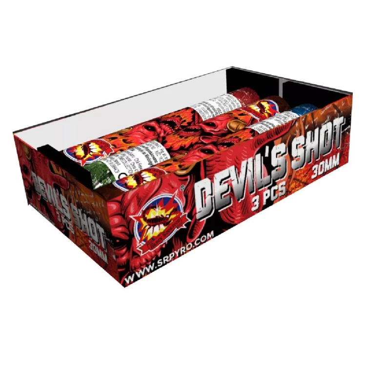 Single shoty Devil's shot  CLE5001Z 30mm 3 sztuki