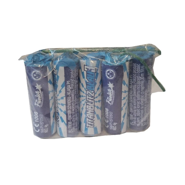 Petardy Titanblitz 3 Blue 5 sztuk 4 gramy/sztuka