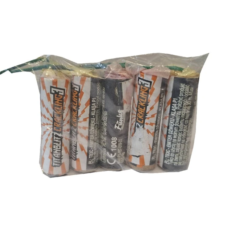 Petardy Titanblitz 3 crackling 5 sztuk 4 gramy/sztuka