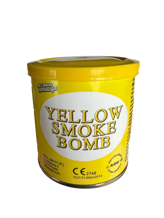 Puszka Dymna Smoke Bomb Ark-O na Zawleczkę Żółta