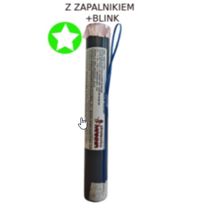 Mina Dymna SM30 Jasnozielona z Blinkiem i Zapalnikiem 