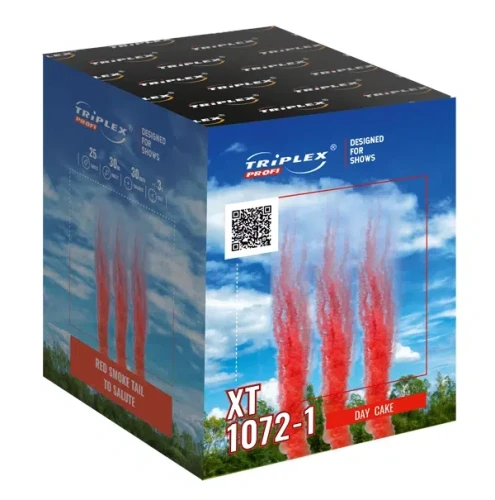 Wyrzutnia Dzienna XT1072-1  Czerwona 25 strzałów 1,2" 