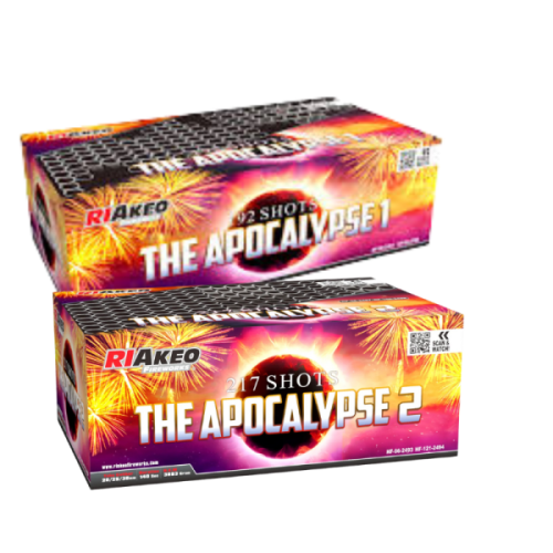Bateria Złożona The Apocalypse 1 & 2 (A+B+C+D) 409 strzałów RIAKEO