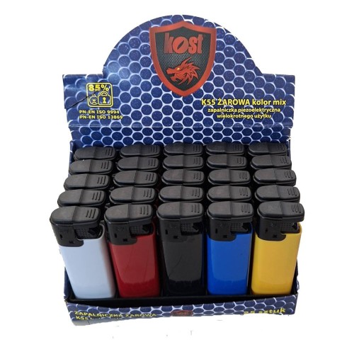 Zapalniczka KOST K-55 żarowa kolor mix CR