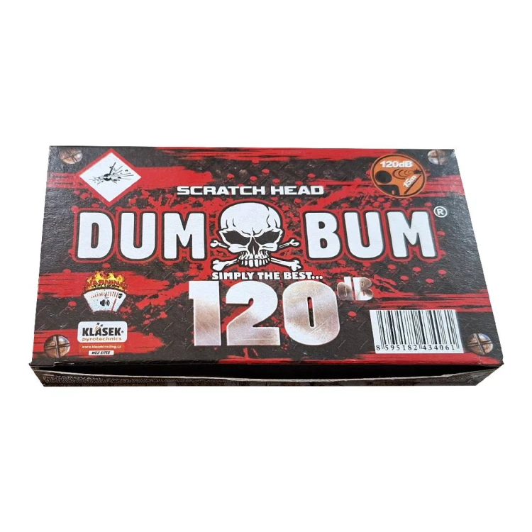 Petardy Dumbum 120  draska Scratch Head PS10D10 10 sztuk