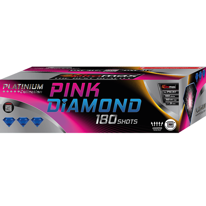 Wyrzutnia Różowy Diament PXC317 180 strzałów 31mm