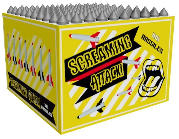 Wyrzutnia Screaming Attack 100 strzałów