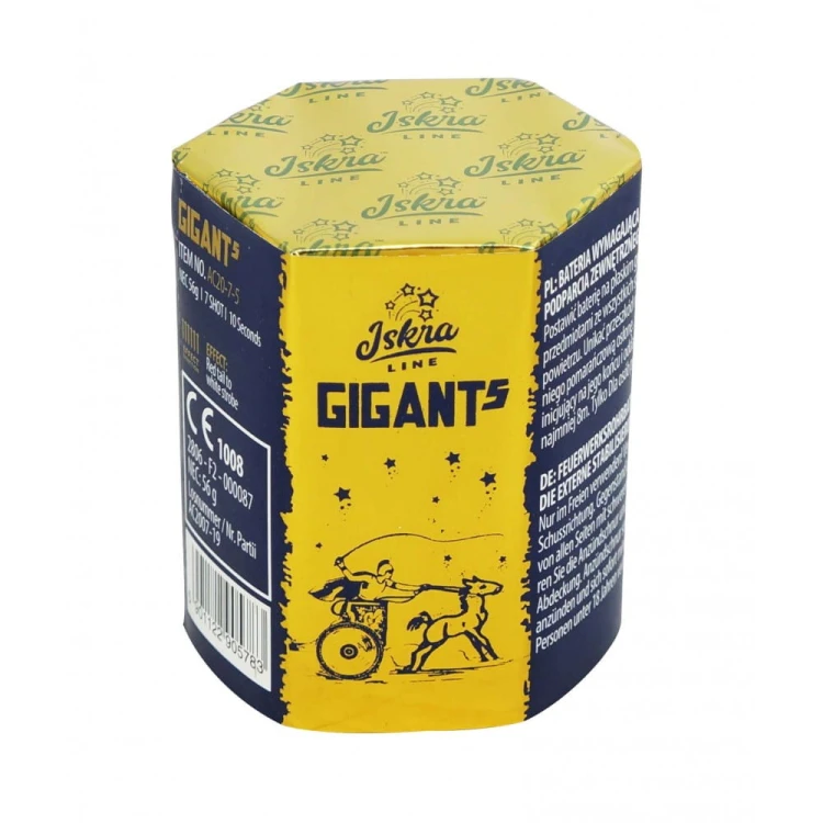 Wyrzutnia Gigant nr. 5 - 7 strzałów 0,8"