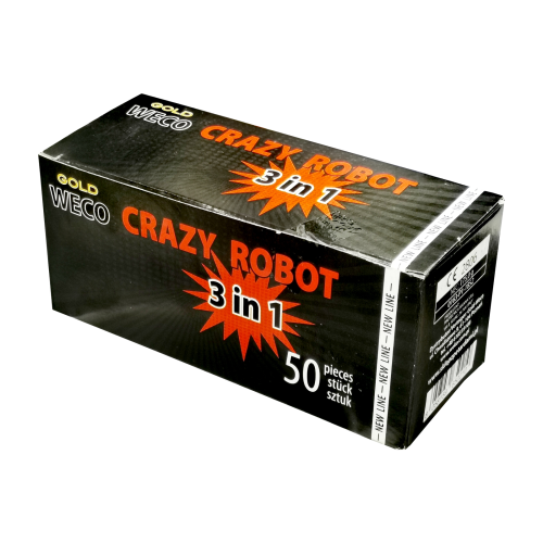 Race Crazy Robot 50 sztuk 3in1