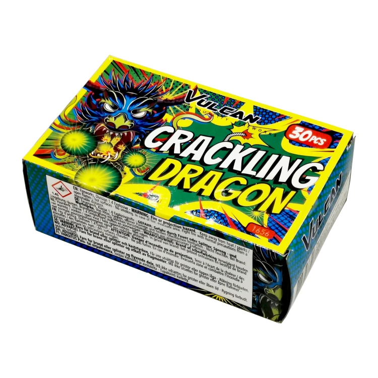Duże Kulki Crackling Dragon 30 sztuk