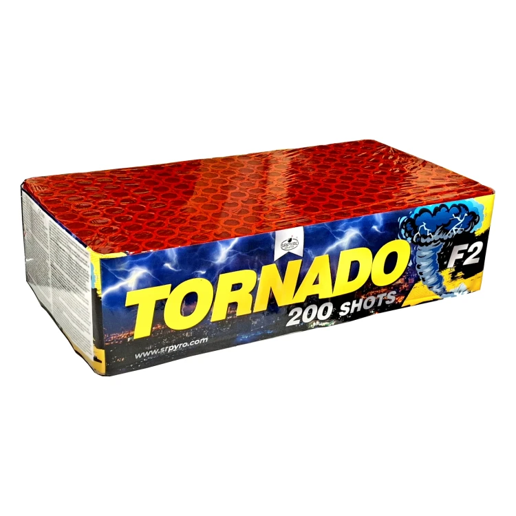 Wyrzutnia Tornado 200 strzałów 0,8"