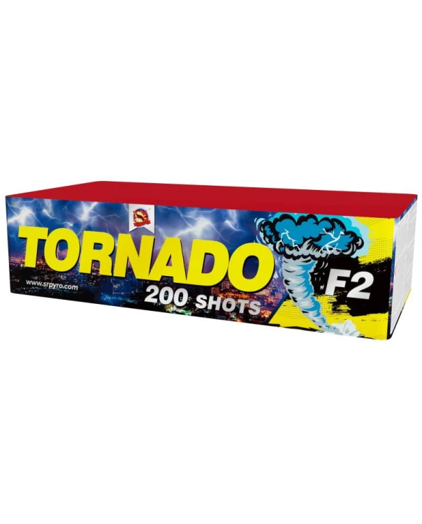 Wyrzutnia Tornado 200 strzałów 0,8"