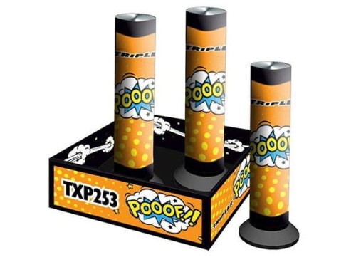 Single shoty Poof TXP253 - 3 sztuki