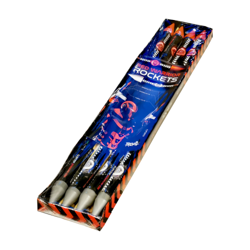 Zestaw rakietek Red Warrior 8 sztuk