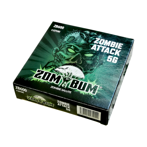 Petardy ZB600 ZOMBIE ATTACK 5 gram 4 sztuki