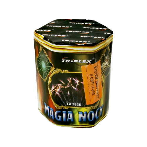 Wyrzutnia Magia Nocy 19 strzałów 0,8"