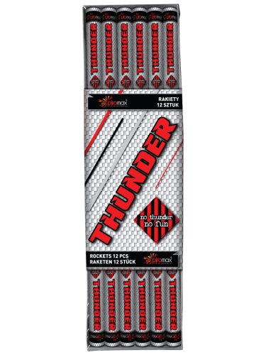 Zestaw rakiet PXR224 Thunder 12 sztuk
