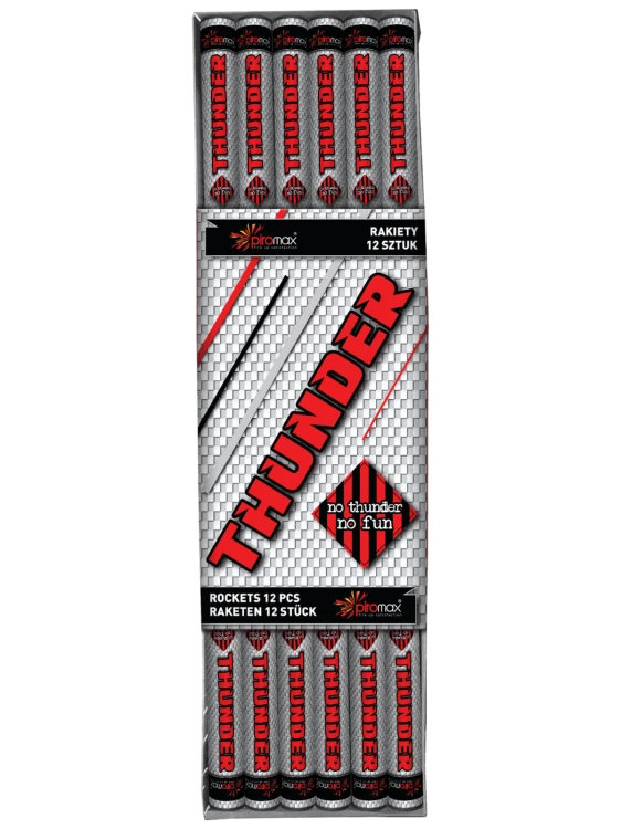Zestaw rakiet PXR224 Thunder 12 sztuk