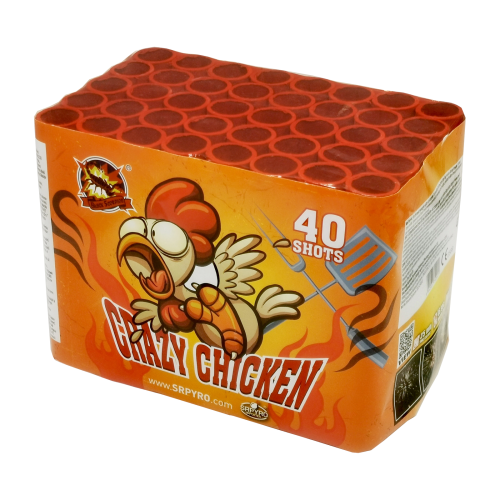 Wyrzutnia CLE4092 Crazy Chicken 40 strzałów 1"