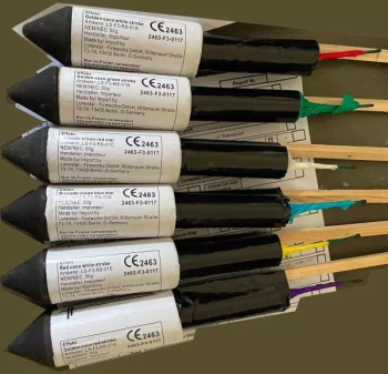 Rakiety Lonestar-Fireworks Rakiety V1 - 6 sztuk