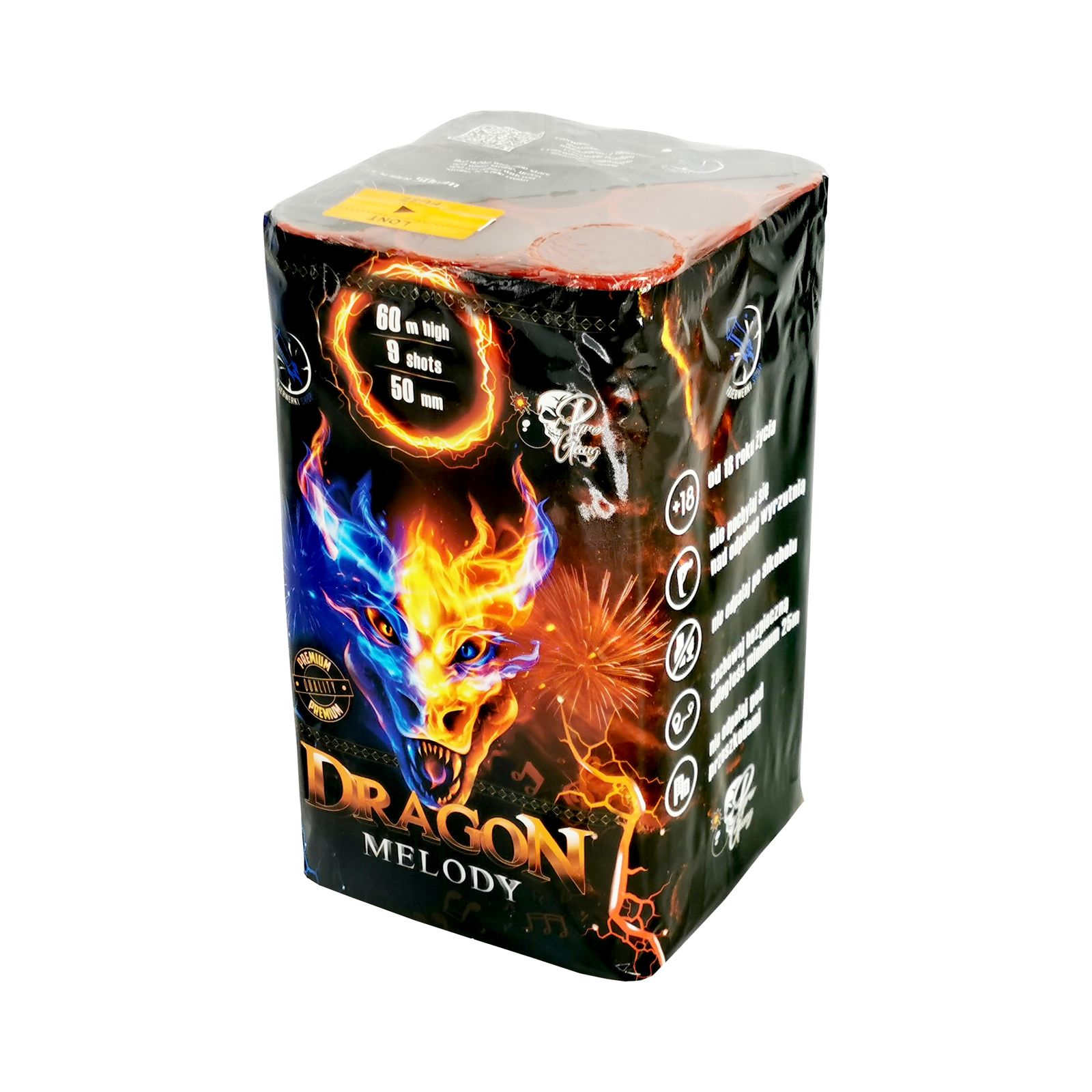 Burny 龍柄 Wyrzutnia Dragon Melody 9 strzałów 50 mm 2