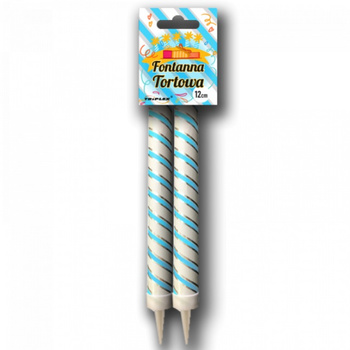 Fontanna tortowa niebieska TXF262 12 cm 2 sztuki