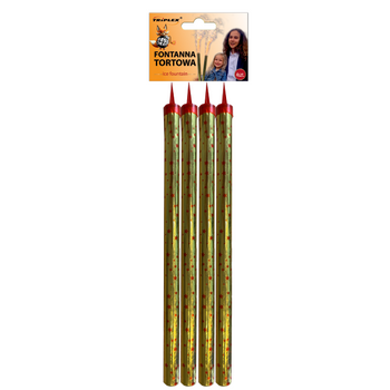 Fontanna tortowa 25 cm srebrna TXF293 Best Deal 4 sztuki