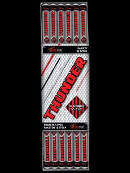 Zestaw rakiet PXR224 Thunder 12 sztuk
