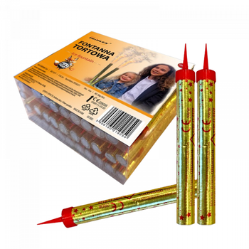 Fontanna tortowa 12 cm srebrna TXF925 Best Deal 50 sztuk