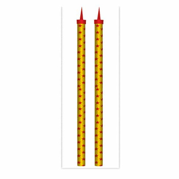 Fontanna tortowa 25 cm srebrna TXF848 2 sztuki