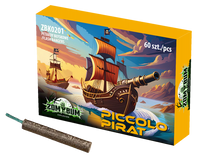 Petardy Piccolo Pirat ZomBum ZBK0201 - 60 sztuk