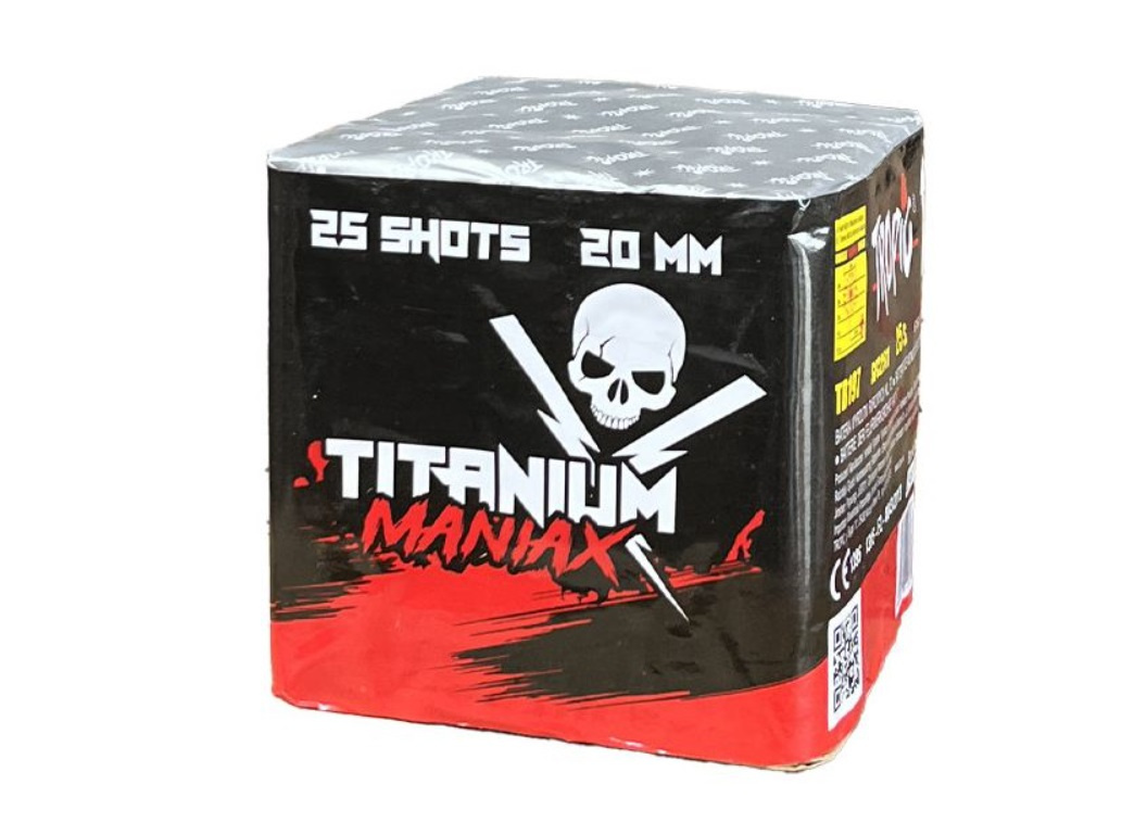 Wyrzutnia Titanium Maniax 25 strzałów 0,8"