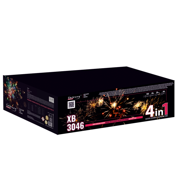 Bateria Złożona XB3046 180 strzałów 1,2" Profi