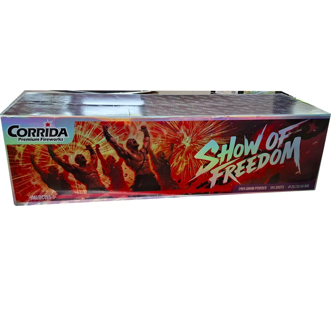 Wyrzutnia Show of Freedom JMLDC195-1 195 strzałów 25/30/48mm